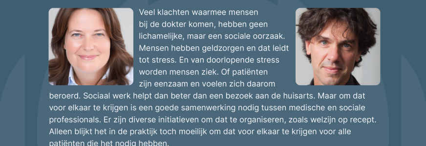 Webinar Samenwerking zorg en welzijn op dinsdag 29 oktober